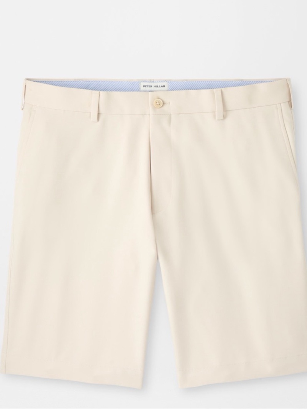 Peter Millar Salem Performance Chino Shorts ORG RETAIL $118 in Stone